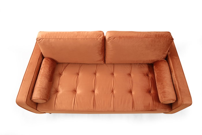 Atelier Del Sofa Sofá de 2 Plazas Naranja 175x90x70cm